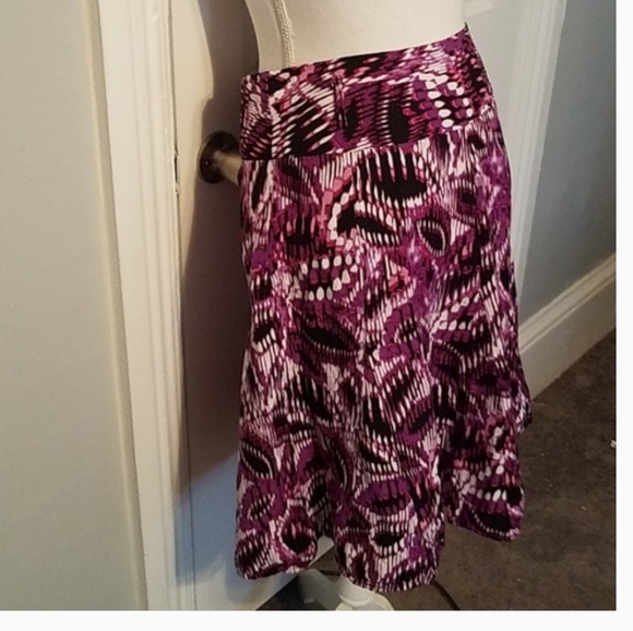 *East 5th Multicolored A-Line Skirt - Picture 3 of 6